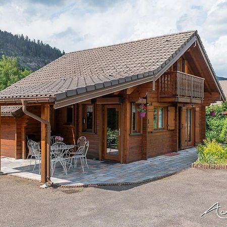 Chalet La Calougeotte, Jardin, Spa Et Sauna Prives Le Menil Bagian luar foto