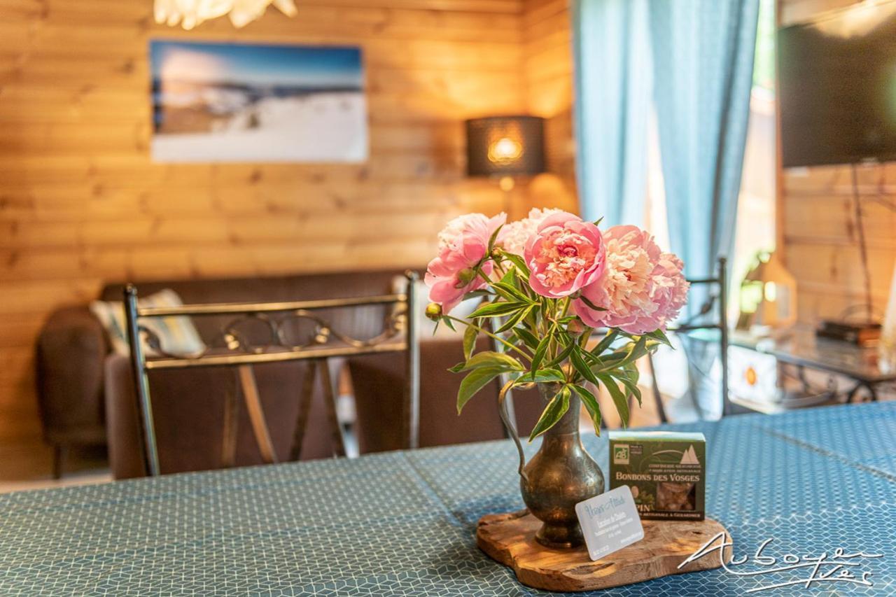 Chalet La Calougeotte, Jardin, Spa Et Sauna Prives Le Menil Bagian luar foto