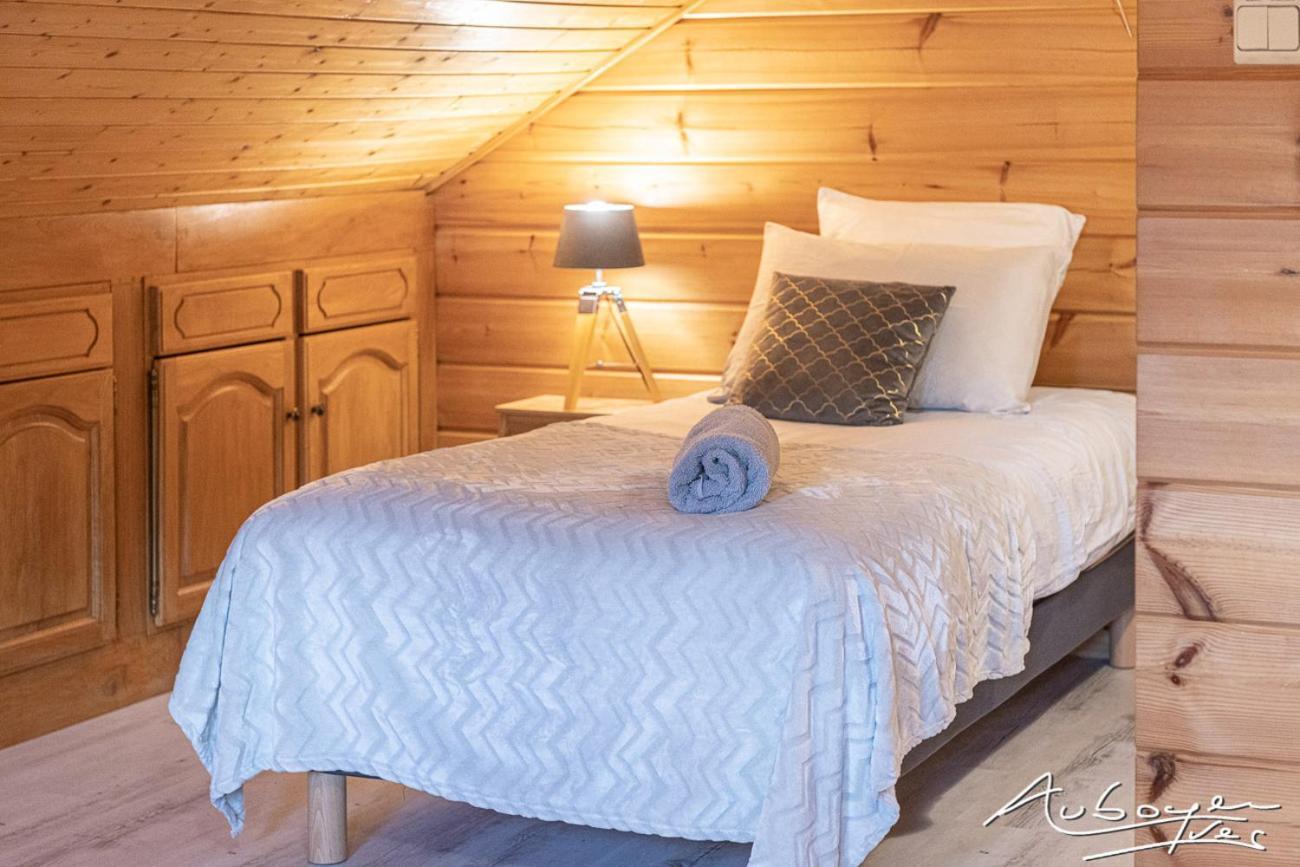 Chalet La Calougeotte, Jardin, Spa Et Sauna Prives Le Menil Bagian luar foto