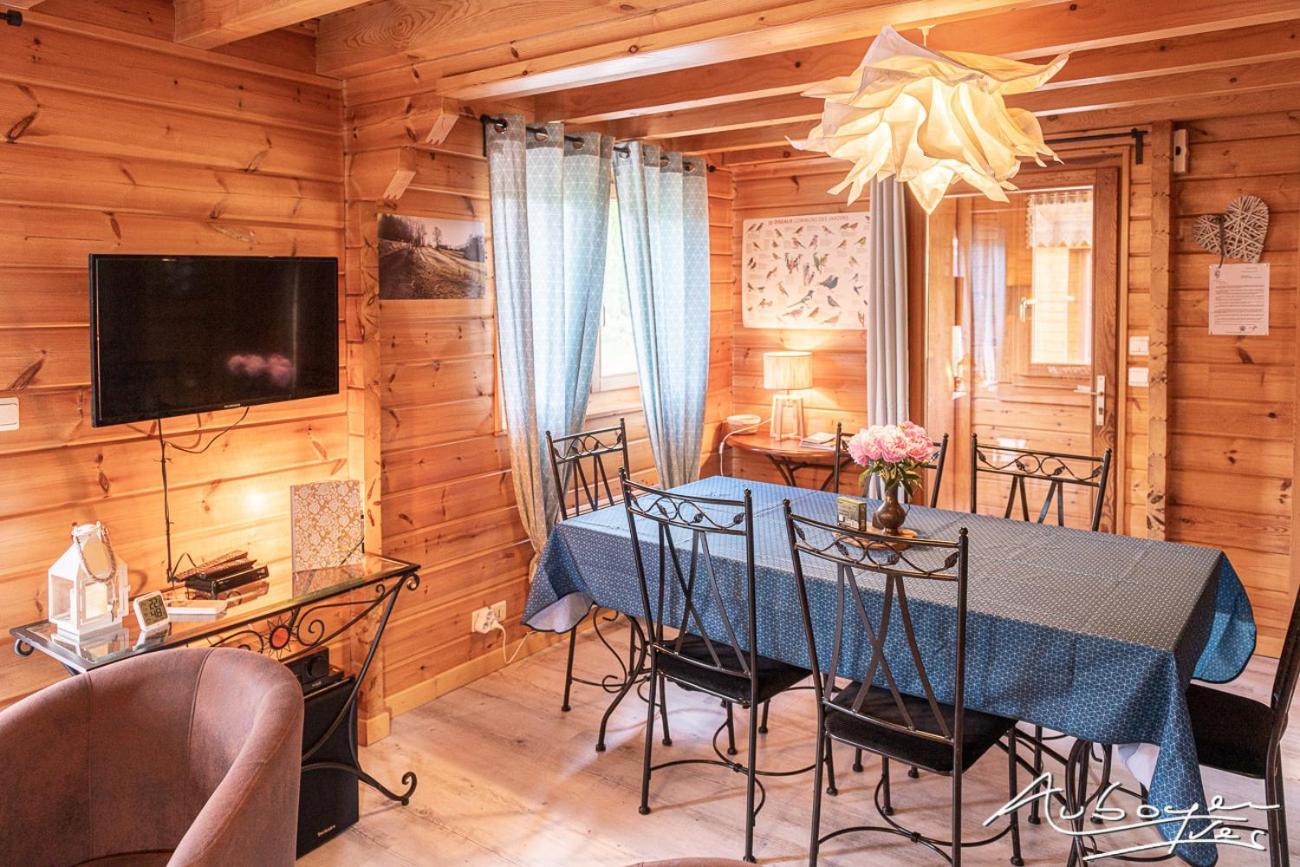 Chalet La Calougeotte, Jardin, Spa Et Sauna Prives Le Menil Bagian luar foto