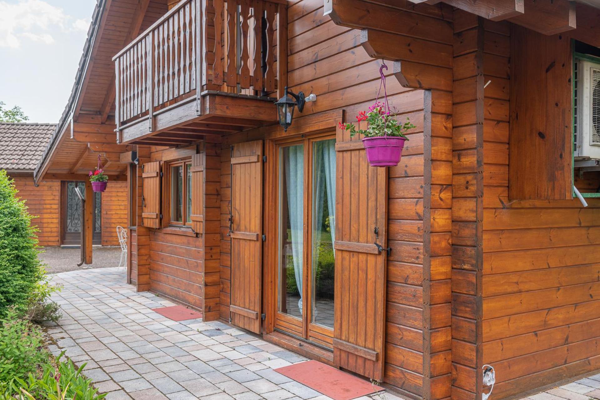 Chalet La Calougeotte, Jardin, Spa Et Sauna Prives Le Menil Bagian luar foto